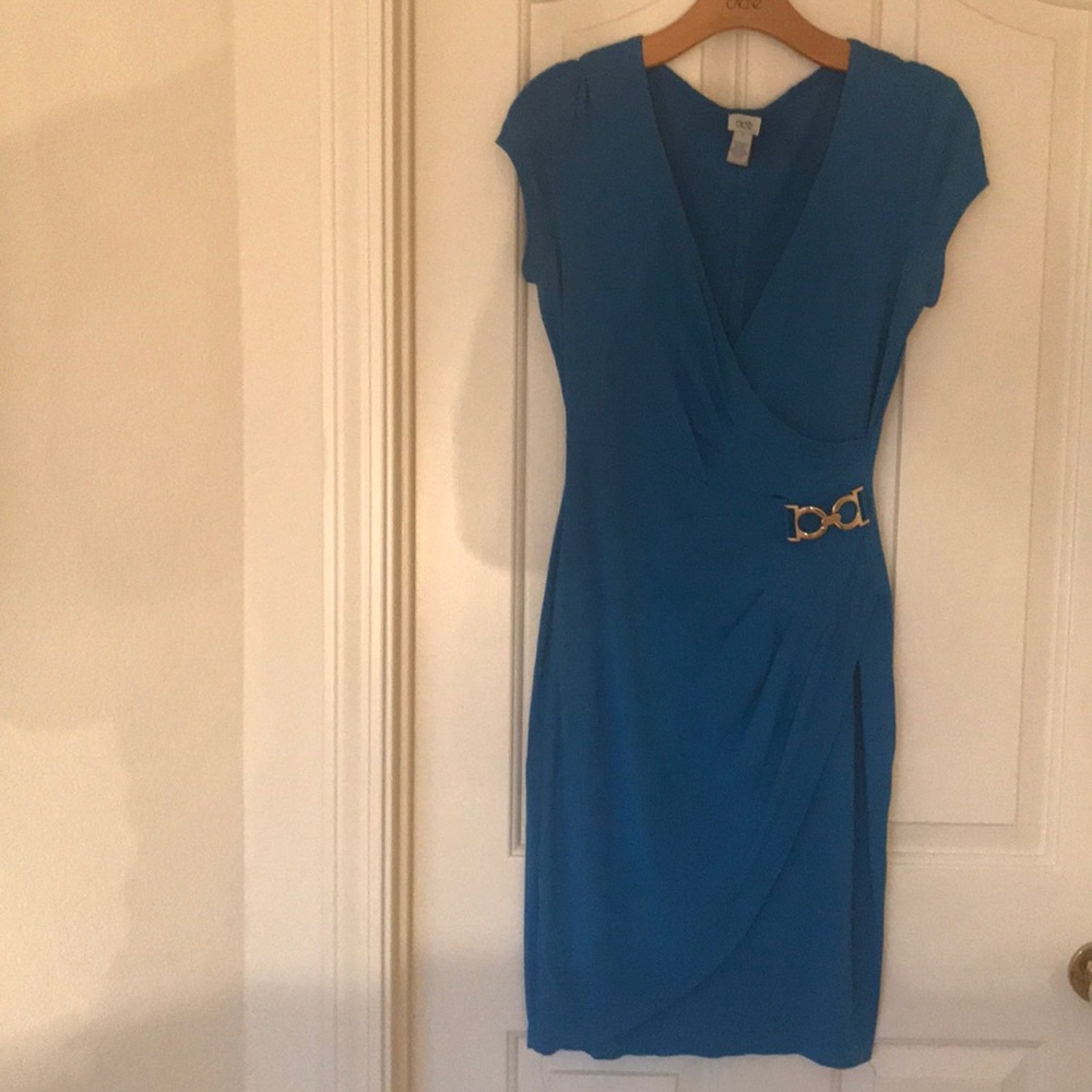 Hot Hot Hot turquoise dress with gold accents